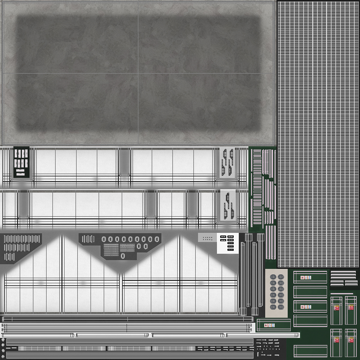 3D Energy Station Building model