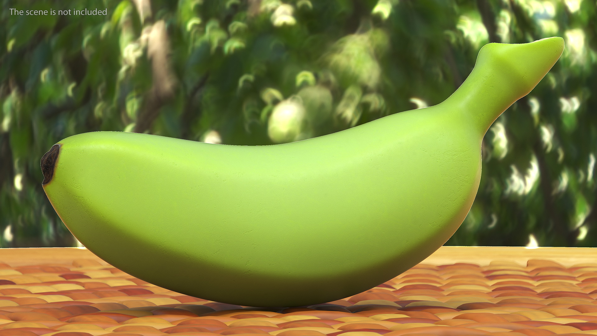 3D model Ripe Baby Banana Set