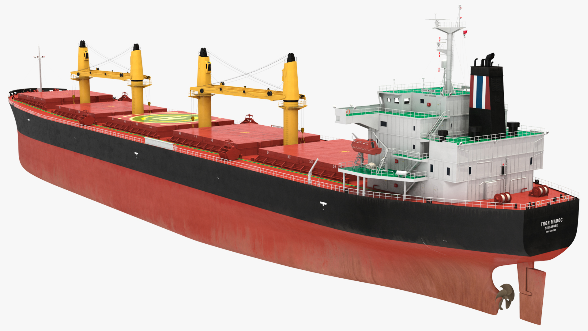 3D Bulk Carrier Ship Thor Madoc model