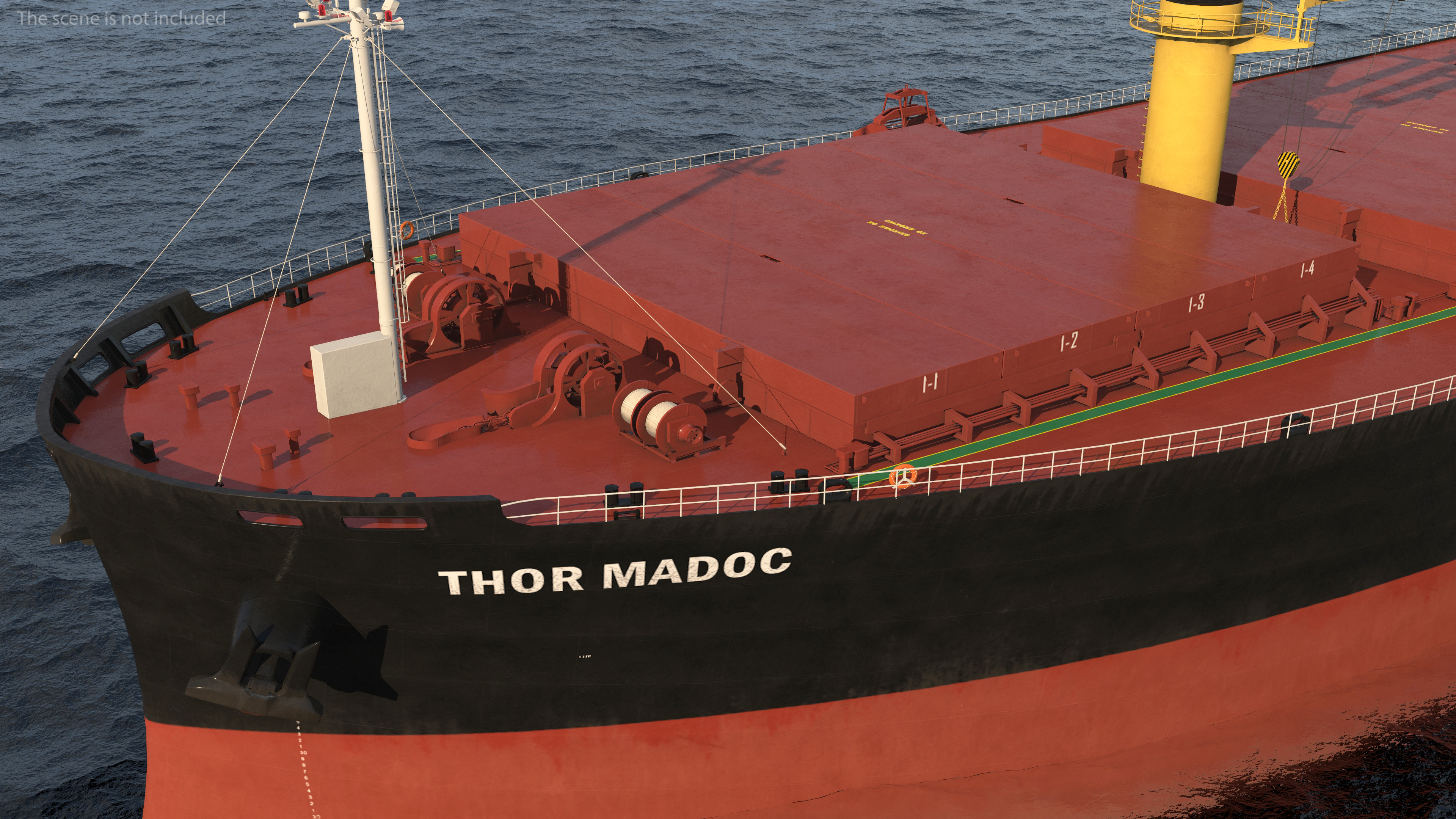 3D Bulk Carrier Ship Thor Madoc model