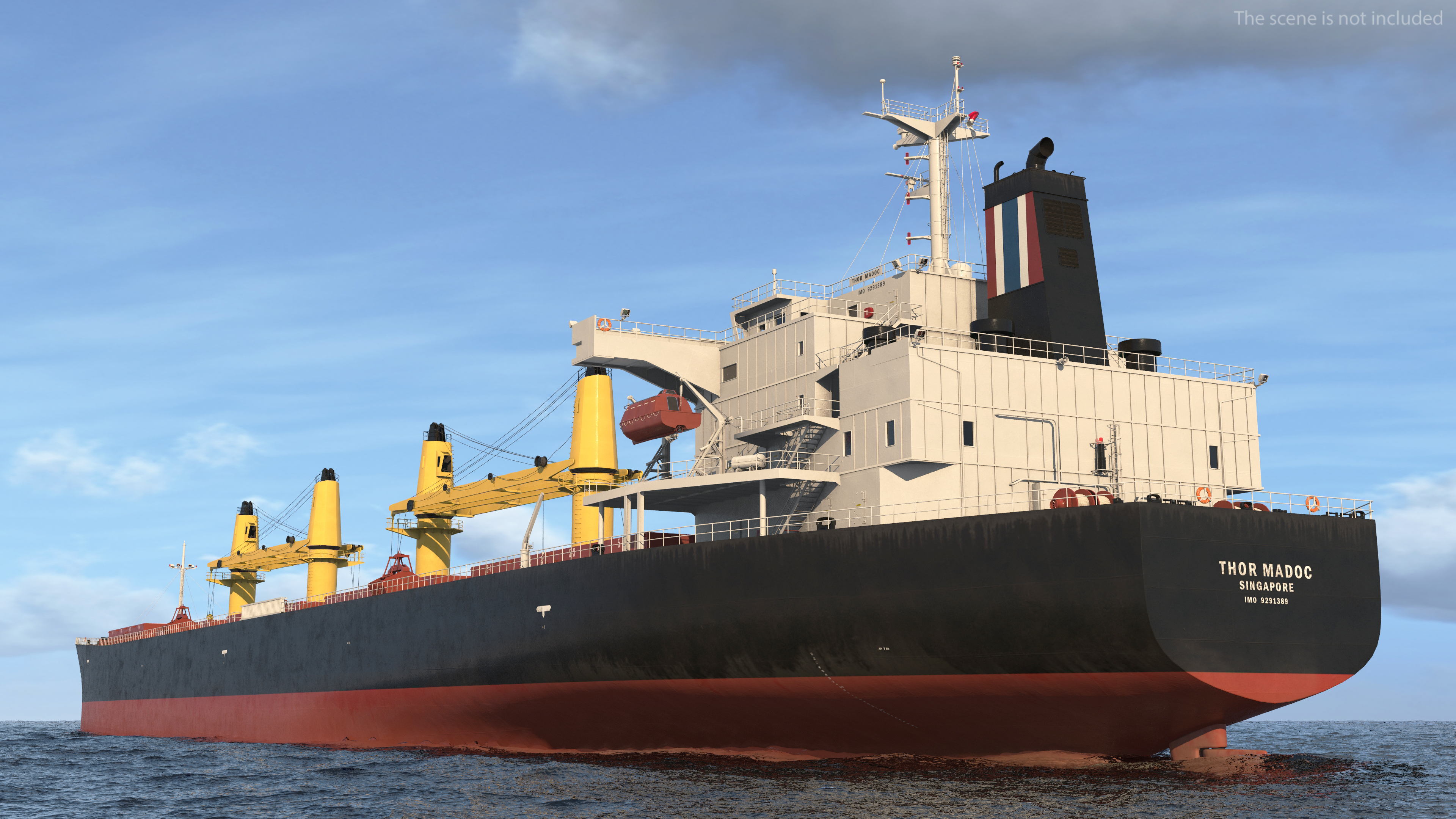 3D Bulk Carrier Ship Thor Madoc model