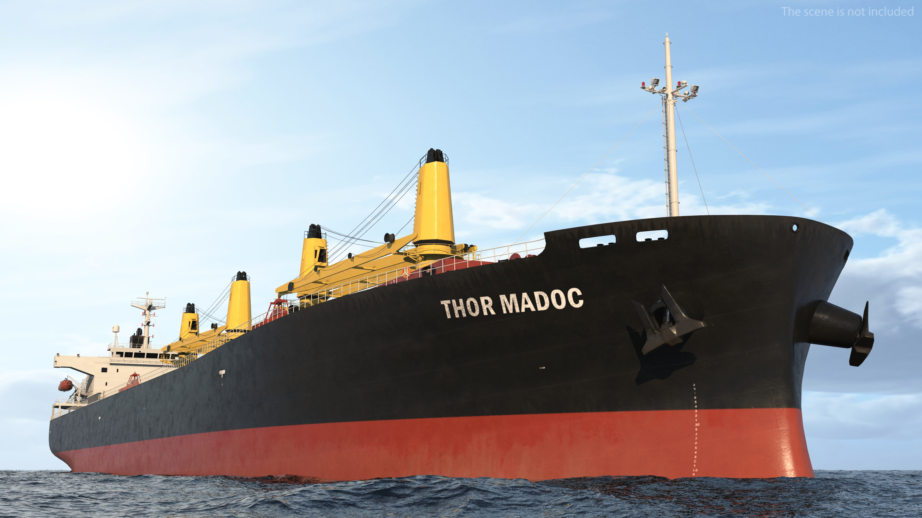 3D Bulk Carrier Ship Thor Madoc model