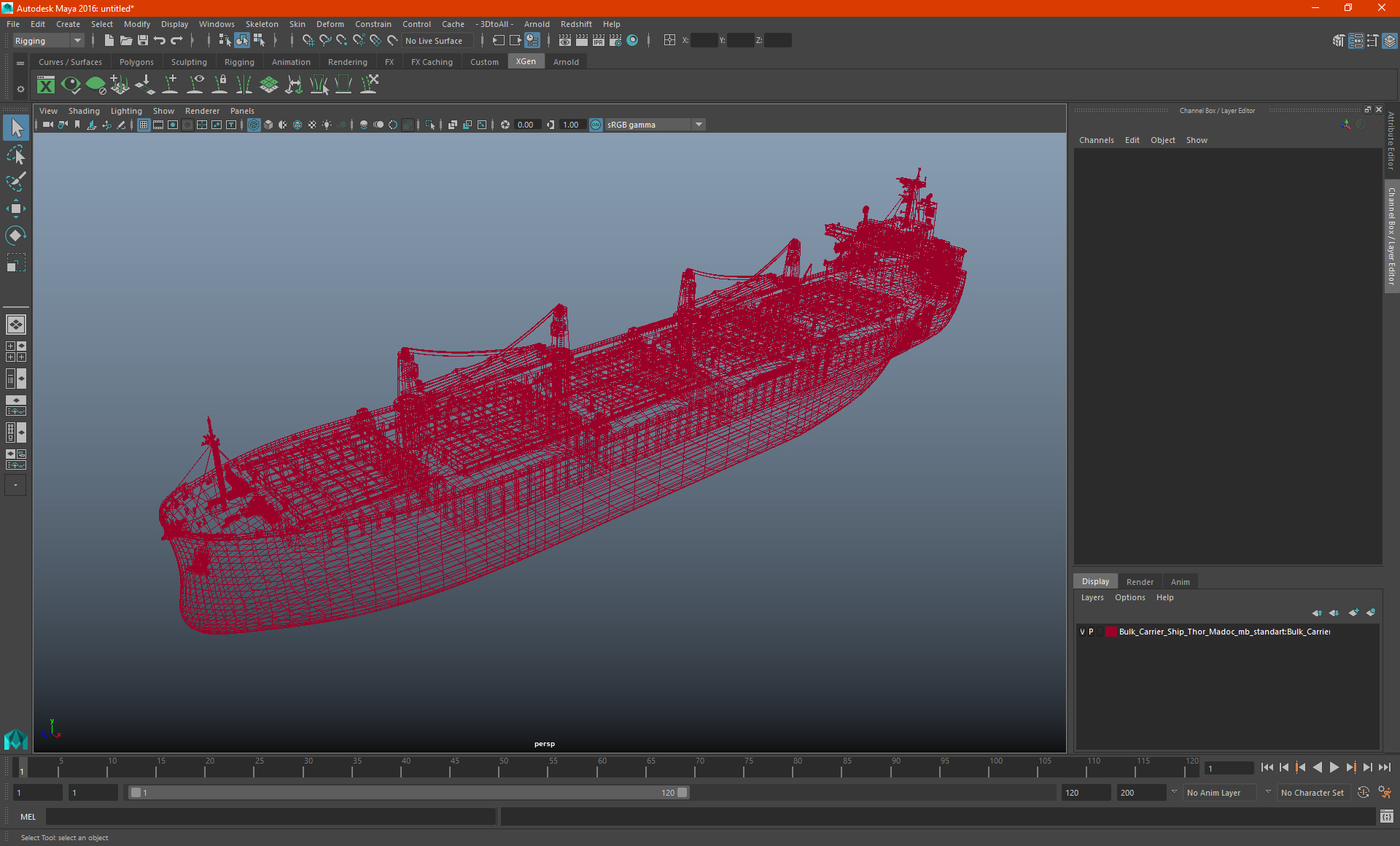 3D Bulk Carrier Ship Thor Madoc model