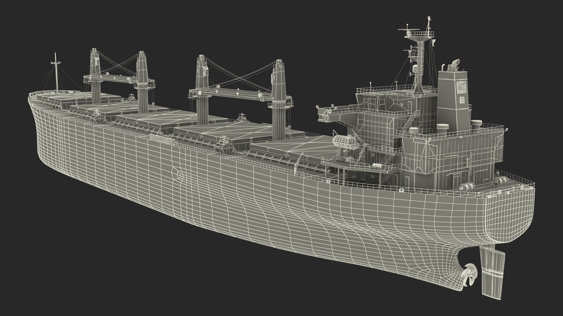 3D Bulk Carrier Ship Thor Madoc model