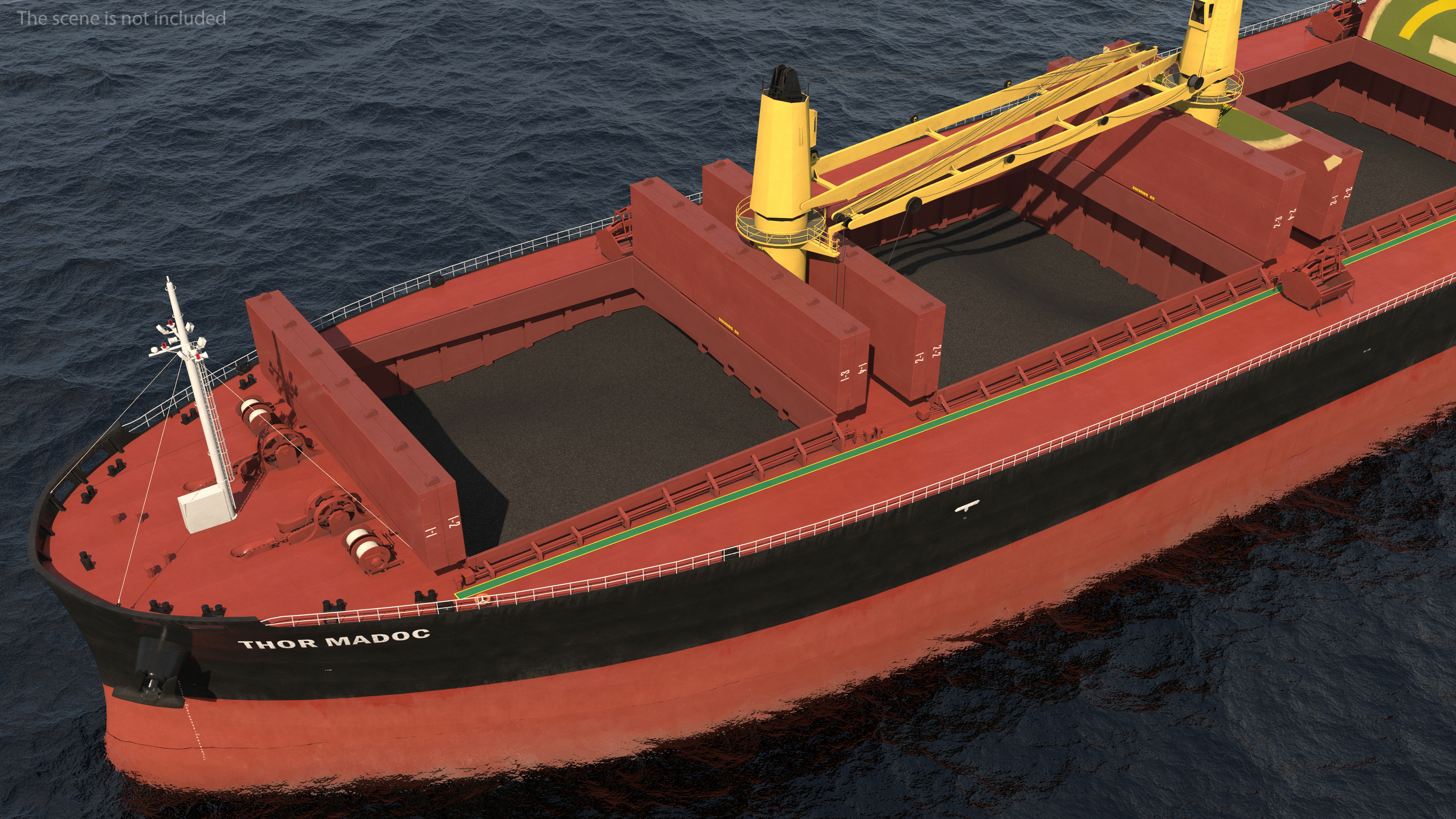 3D Bulk Carrier Ship Thor Madoc model