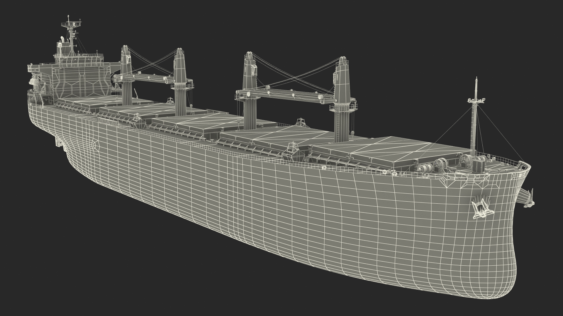 3D Bulk Carrier Ship Thor Madoc model