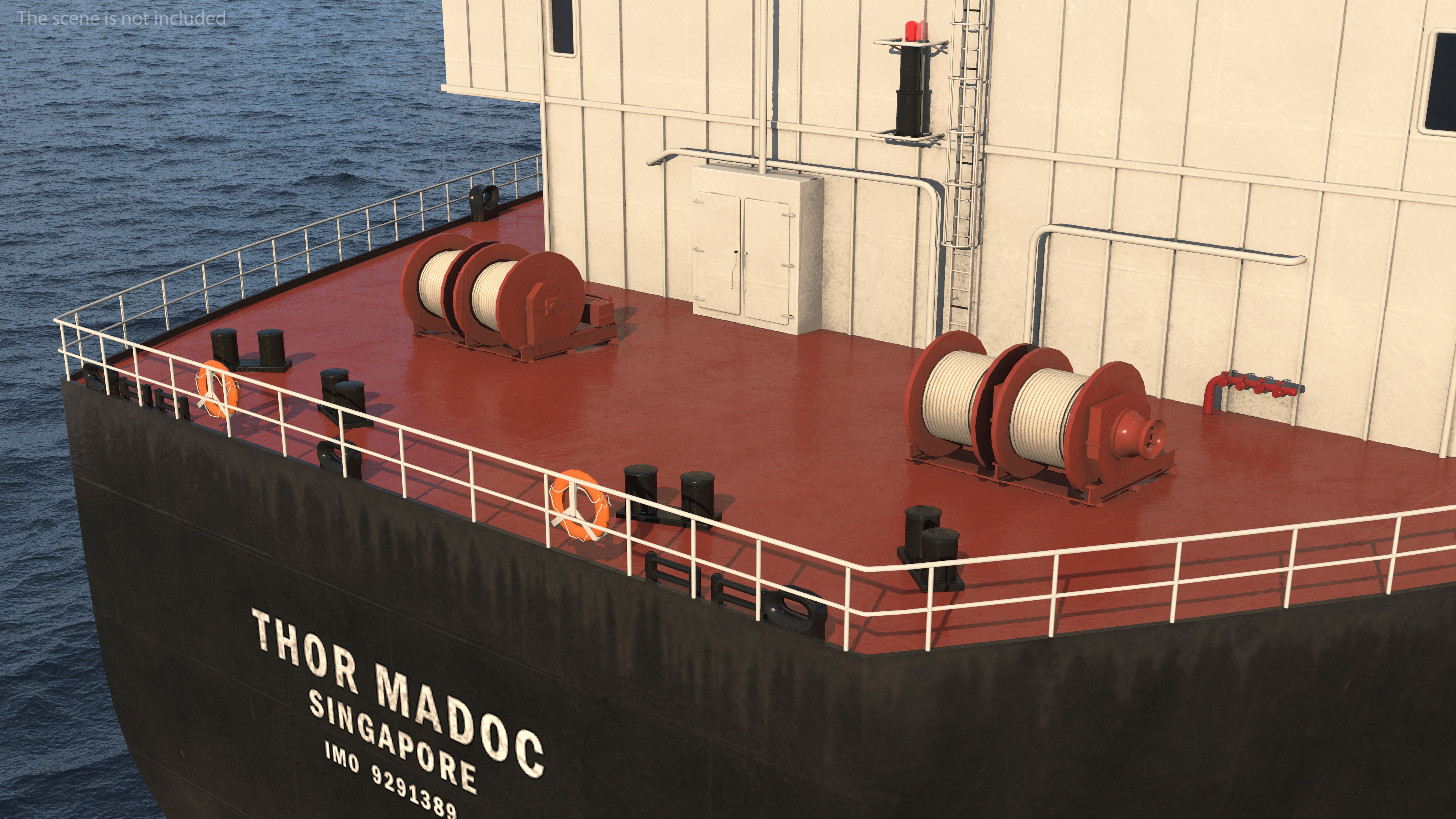 3D Bulk Carrier Ship Thor Madoc model