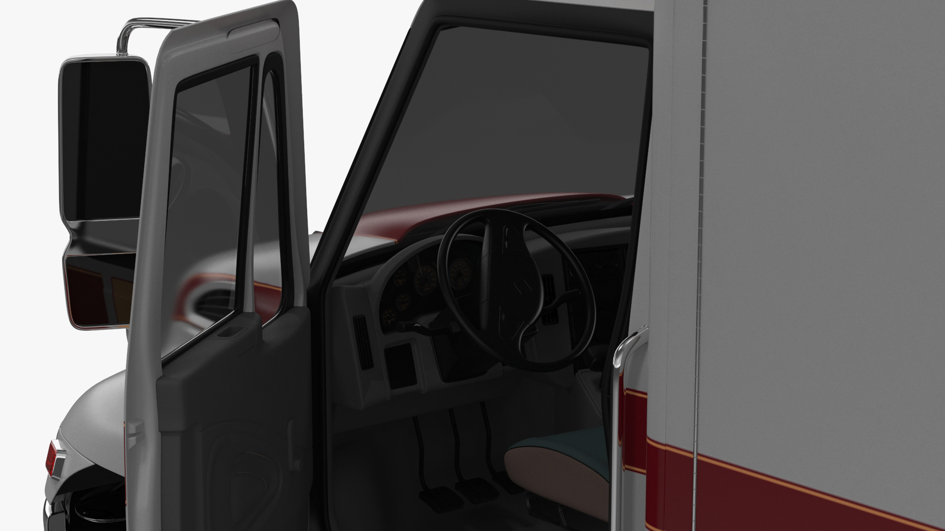 International Durastar ALS Unit Rigged for Maya 3D