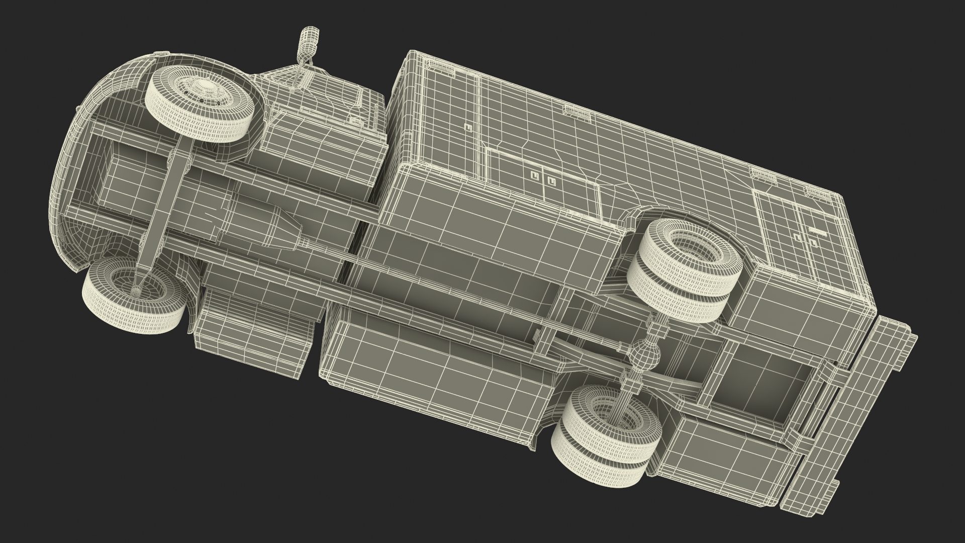 International Durastar ALS Unit Rigged for Maya 3D