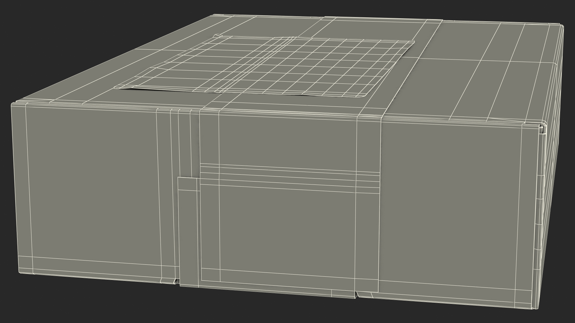 3D Amazon Parcels Box 26x18x7