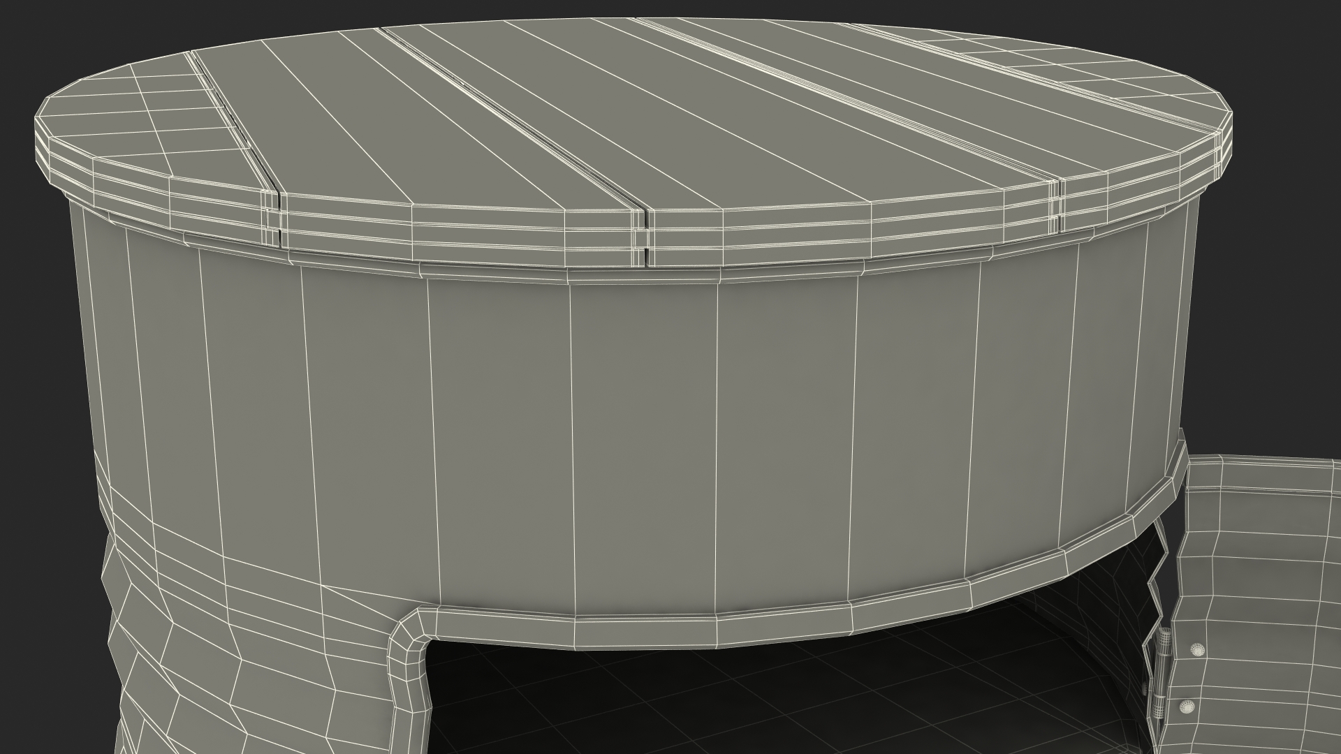 Steel Drum Locker 3D