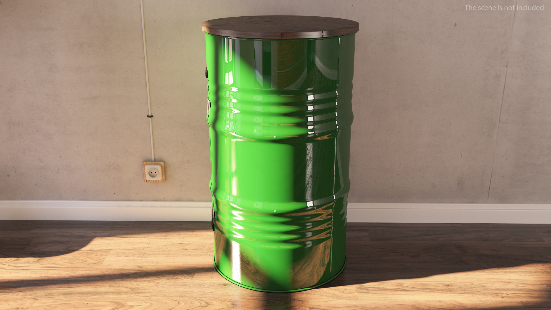 Steel Drum Locker 3D