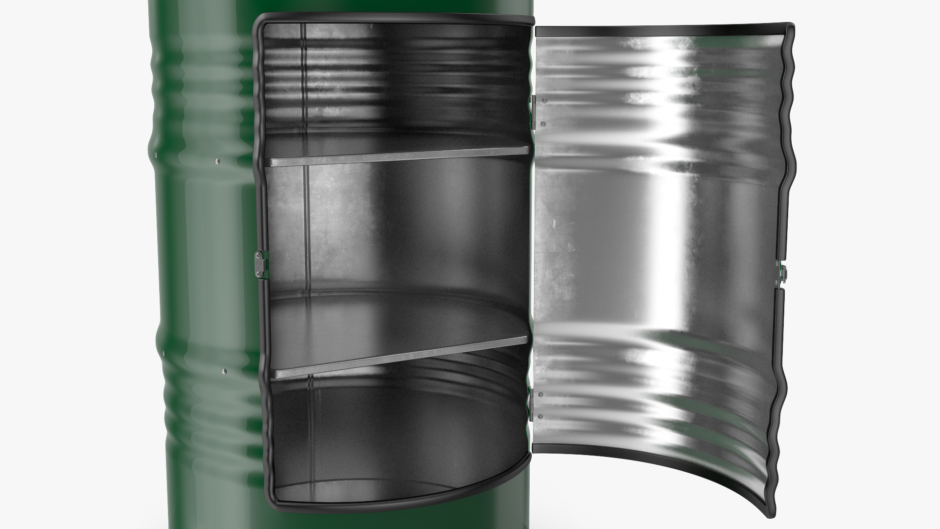 Steel Drum Locker 3D