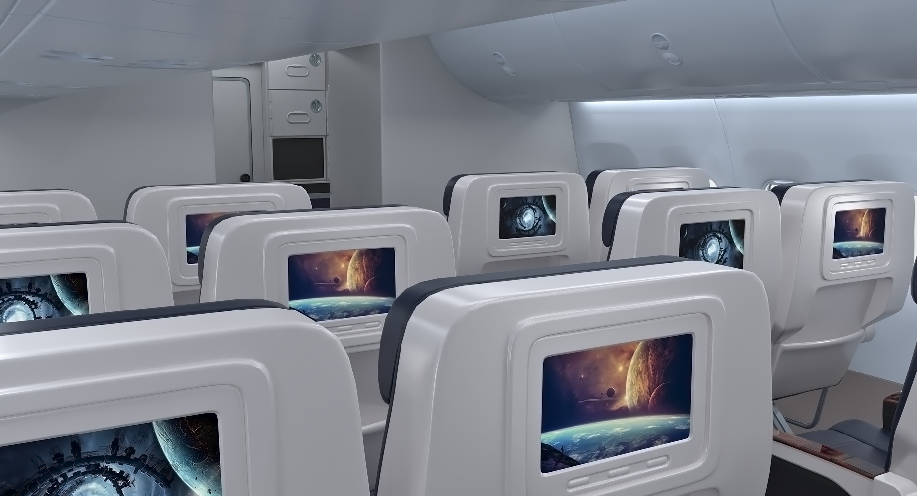 First Class Passenger Cabin 3D