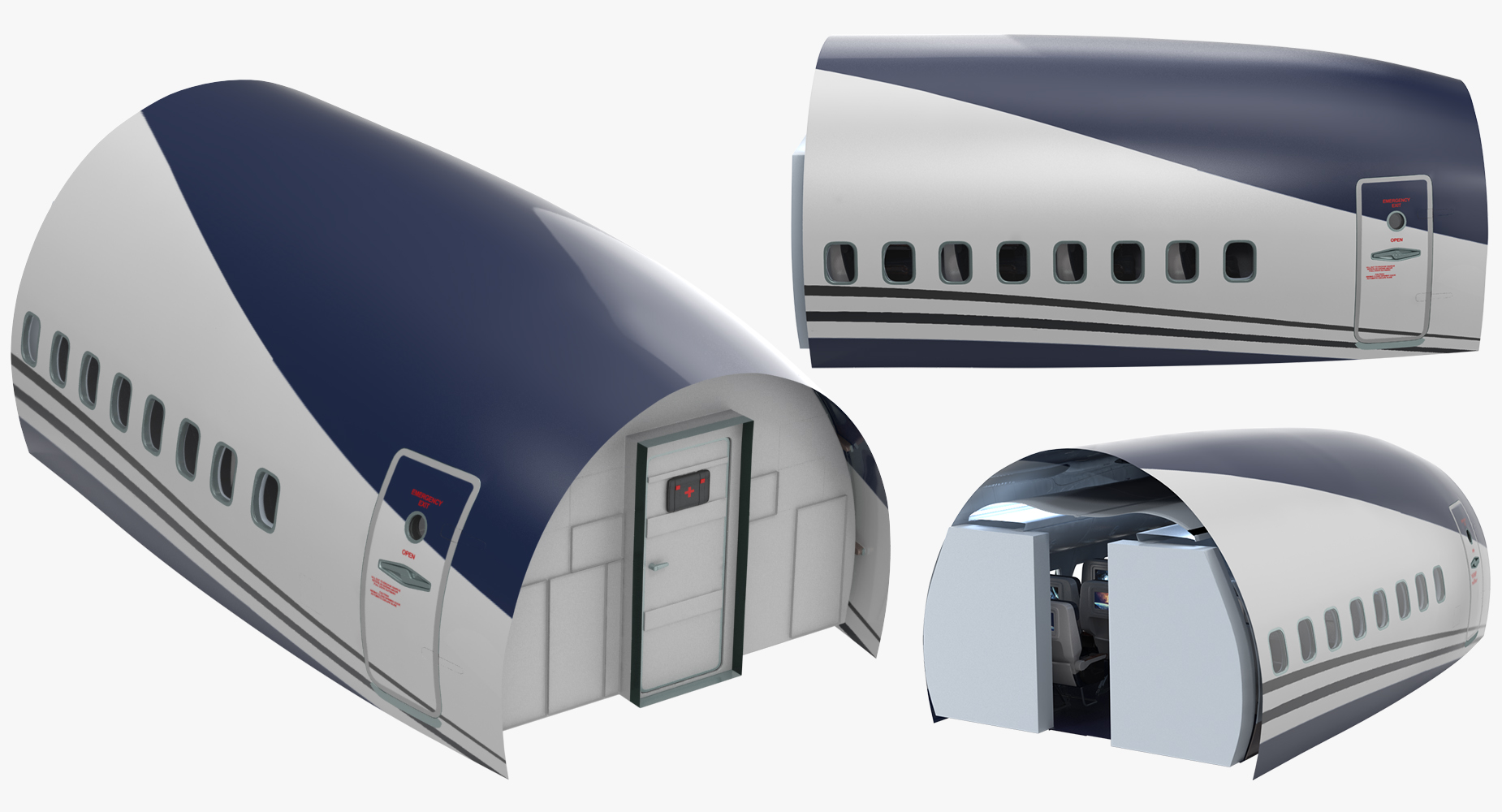 First Class Passenger Cabin 3D