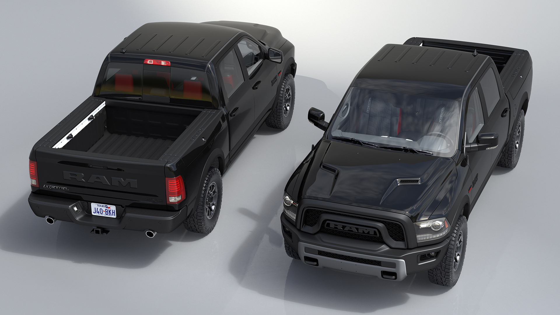 3D RAM 1500 Pickup Truck