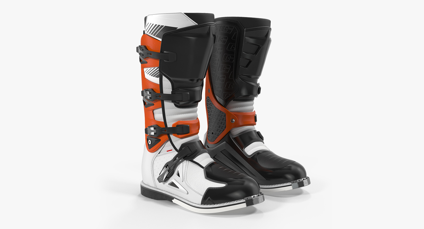 3D model Mens Motocross Boots