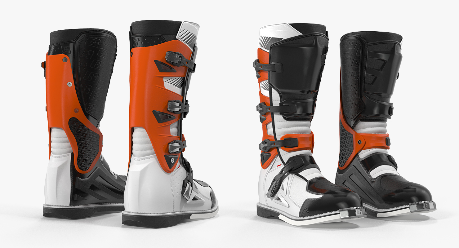 3D model Mens Motocross Boots