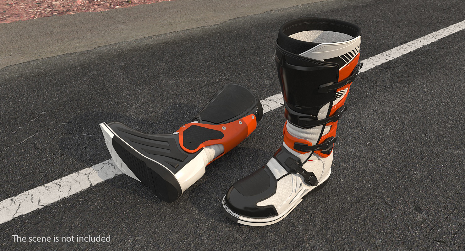 3D model Mens Motocross Boots