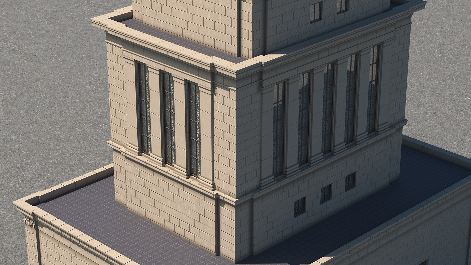 Masonic Memorial Tower 3D