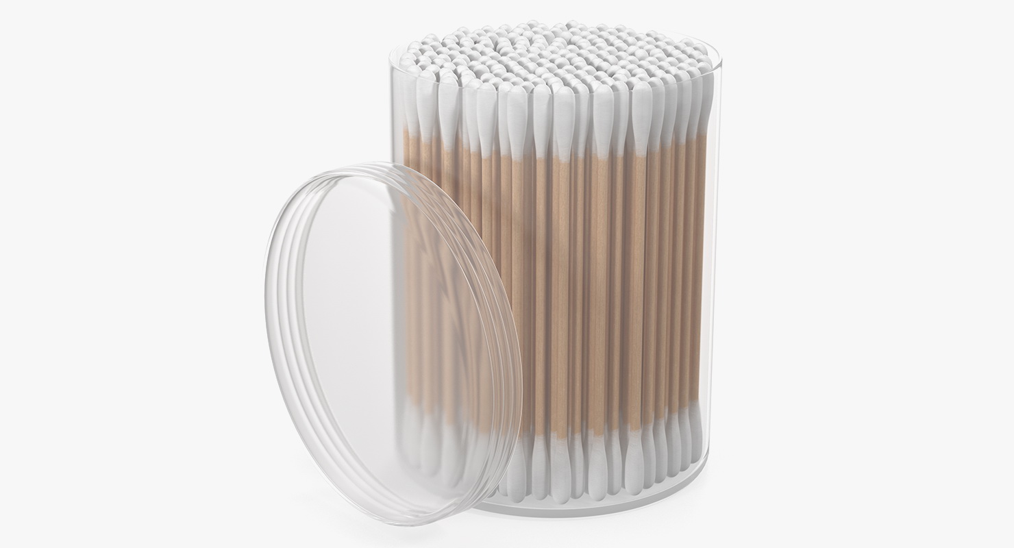 3D Hygienic Cotton Swabs