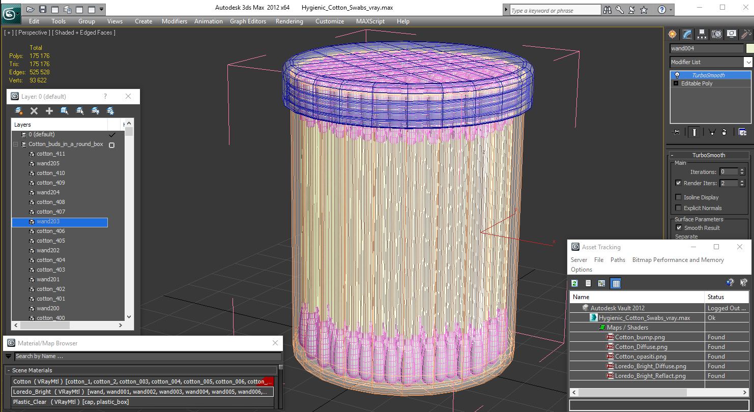 3D Hygienic Cotton Swabs