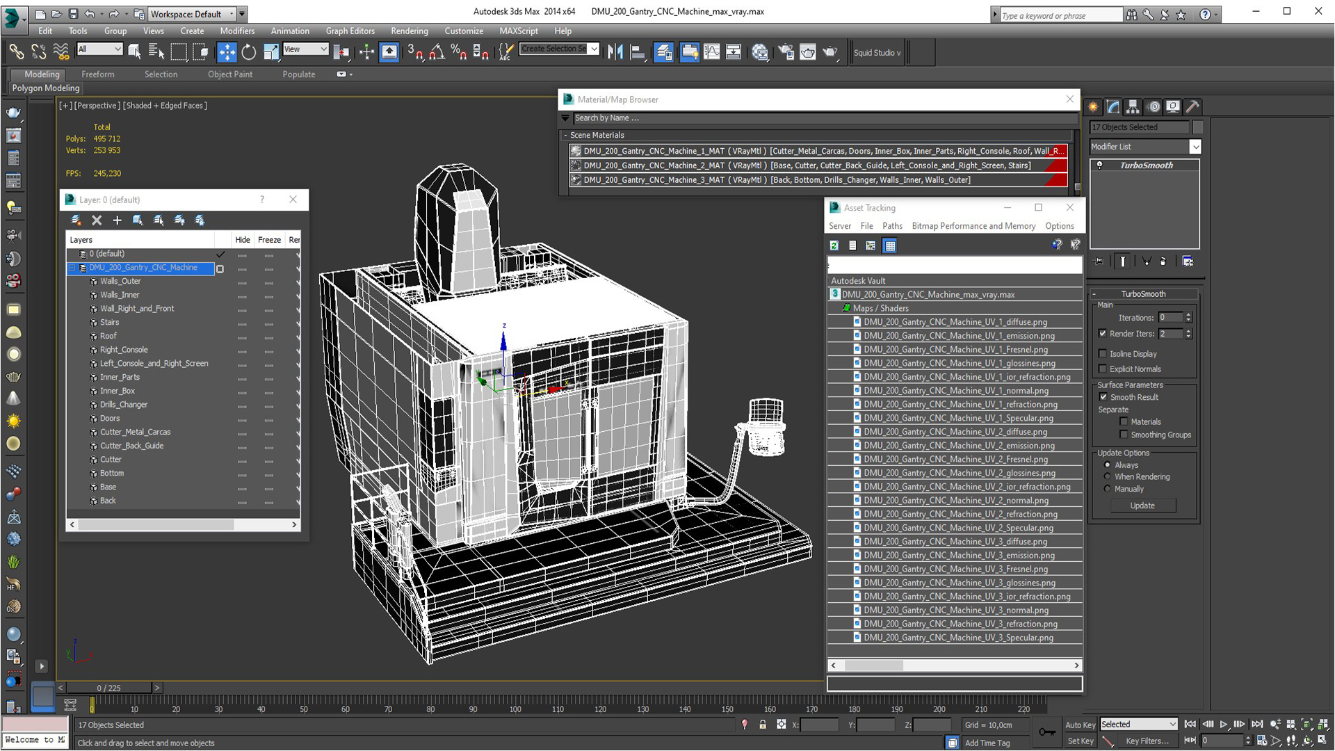 3D DMU 200 Gantry CNC Machine