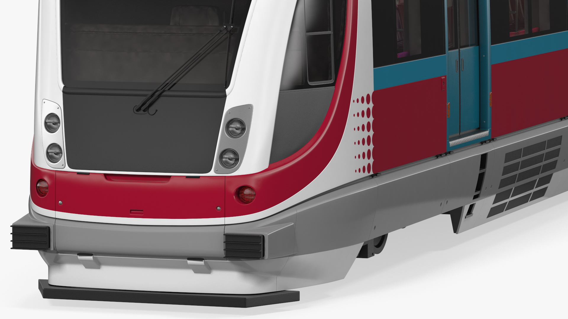 Urban Light Rail Train 3D