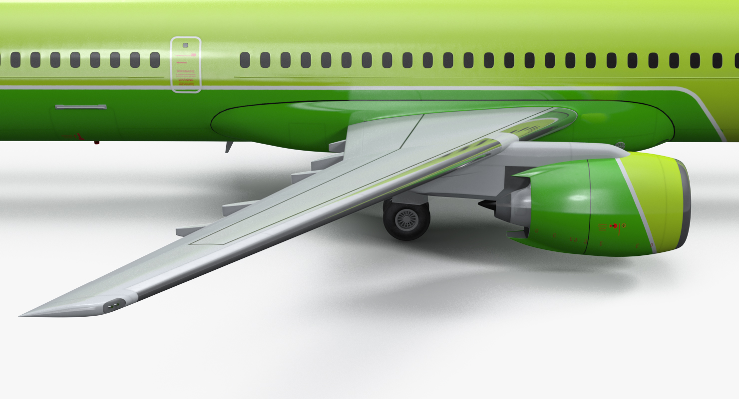 MC 21 S7 Airlines Rigged 3D model