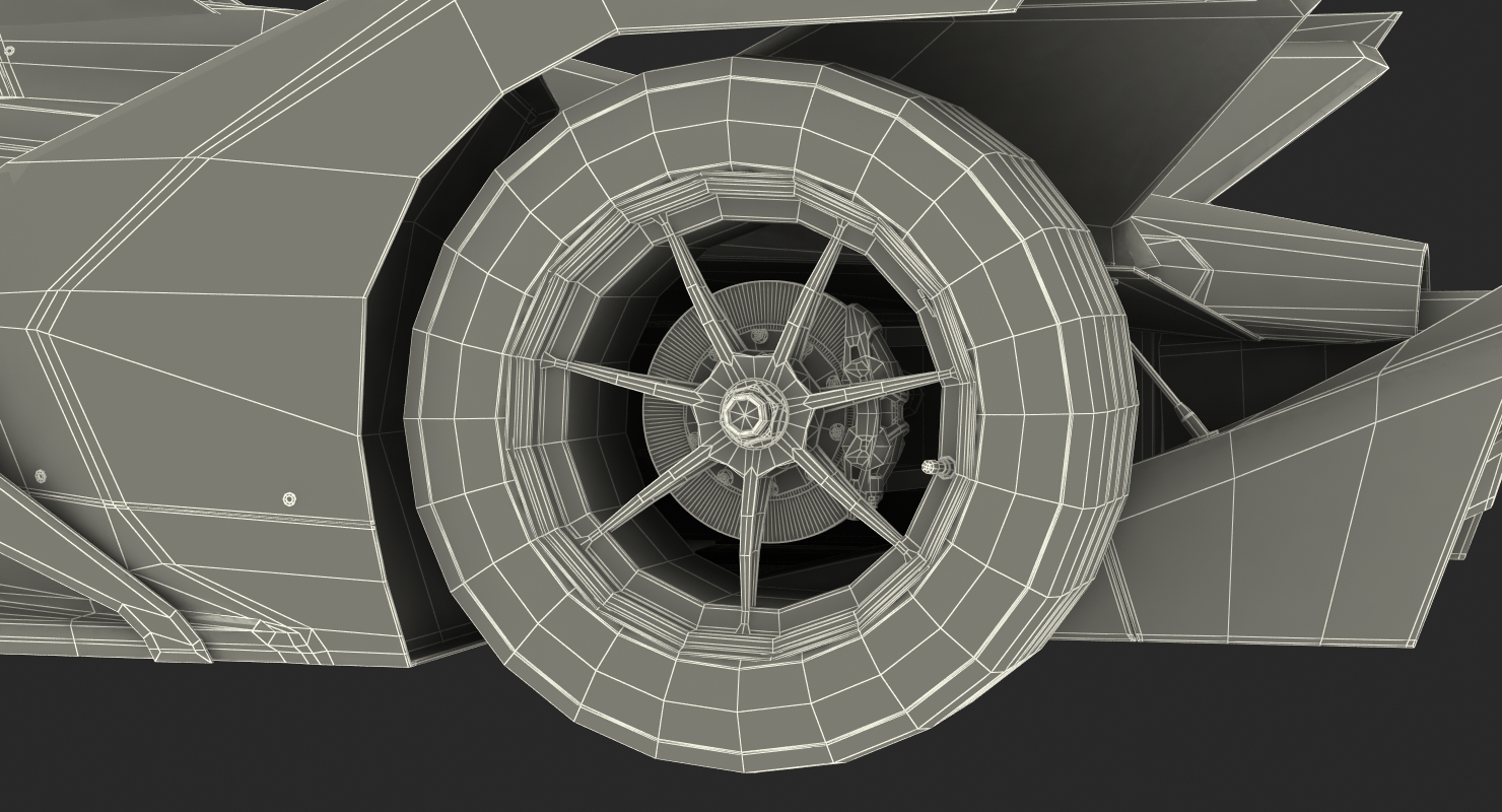 3D Audi E-Tron FE05 Formula E Rigged model