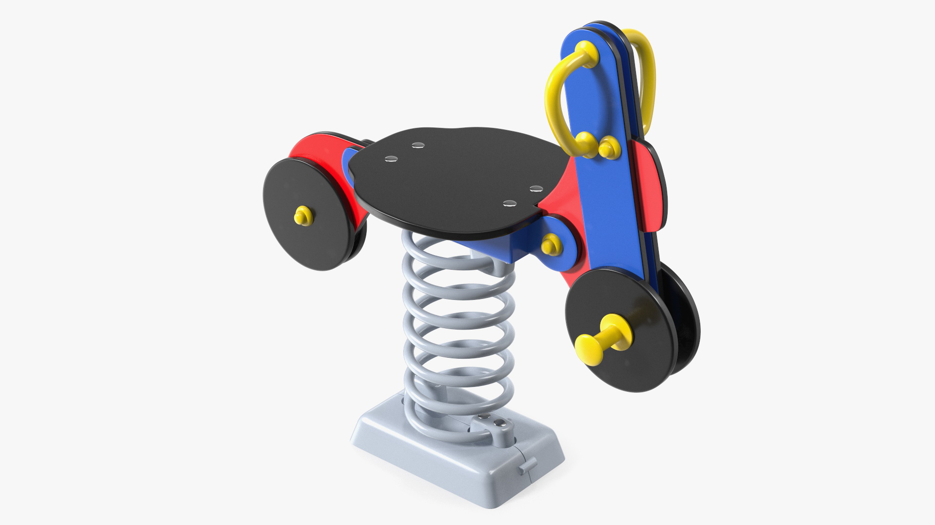 Playground Motorbike Springer 3D model