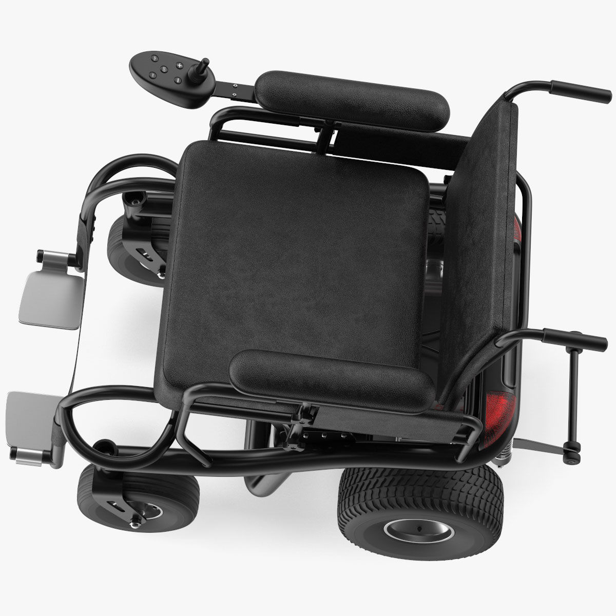 3D Electric Powered Wheelchair Rigged for Cinema 4D model