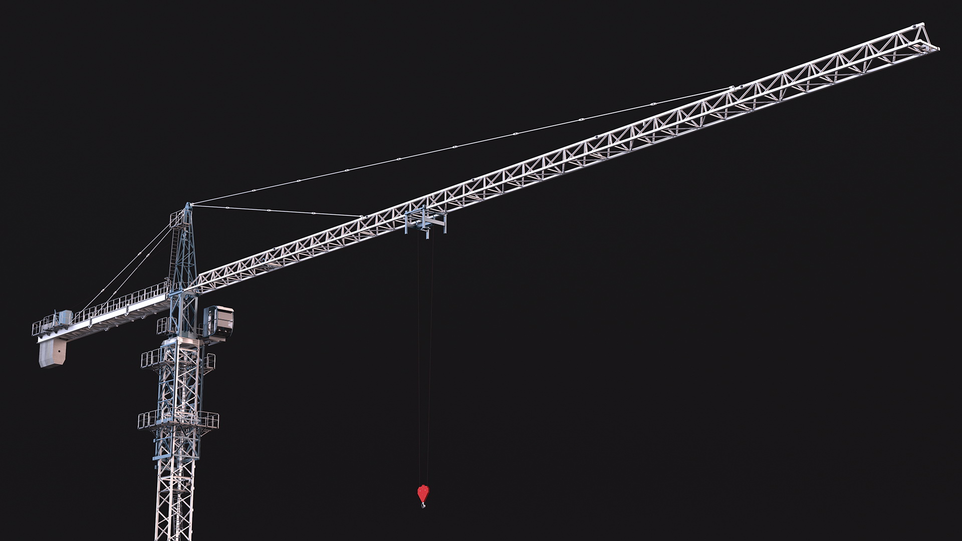 Construction Tower Crane 3D model