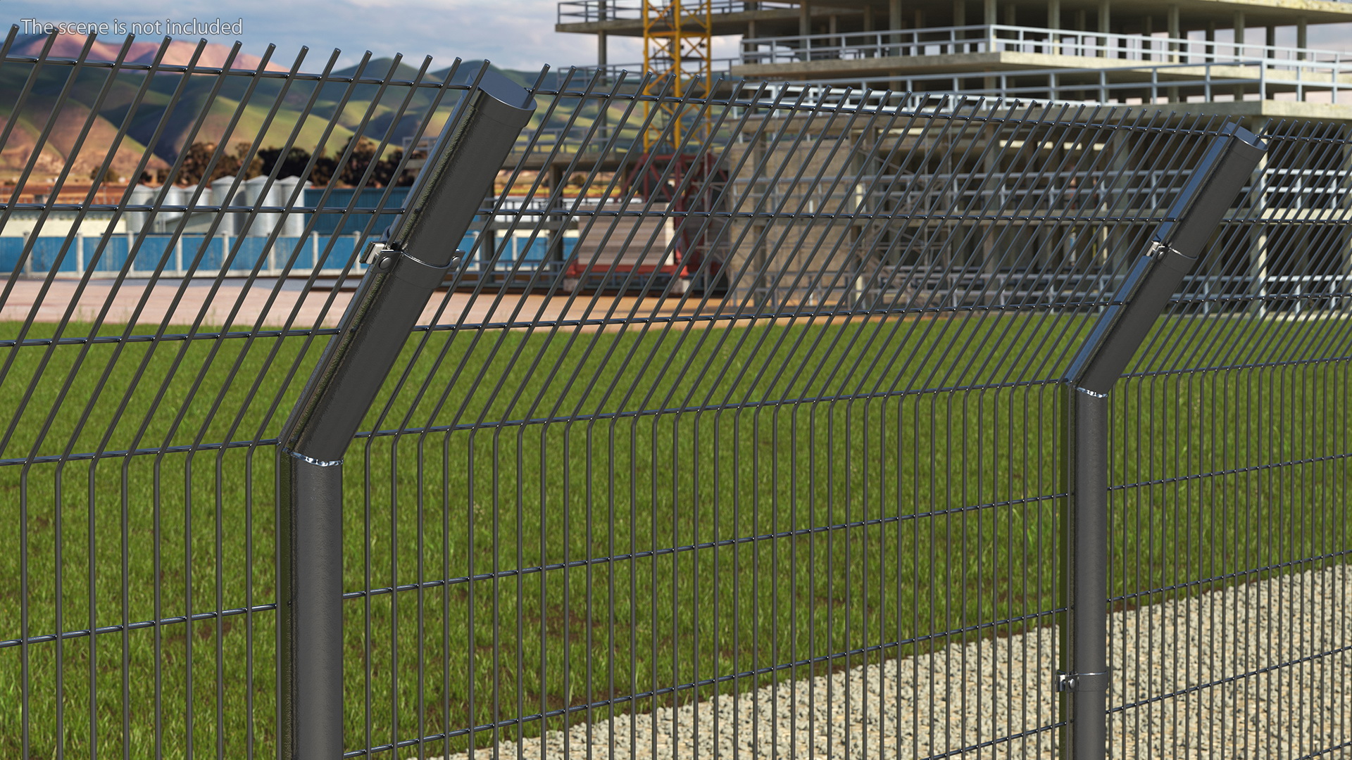 3D model Mesh Fence