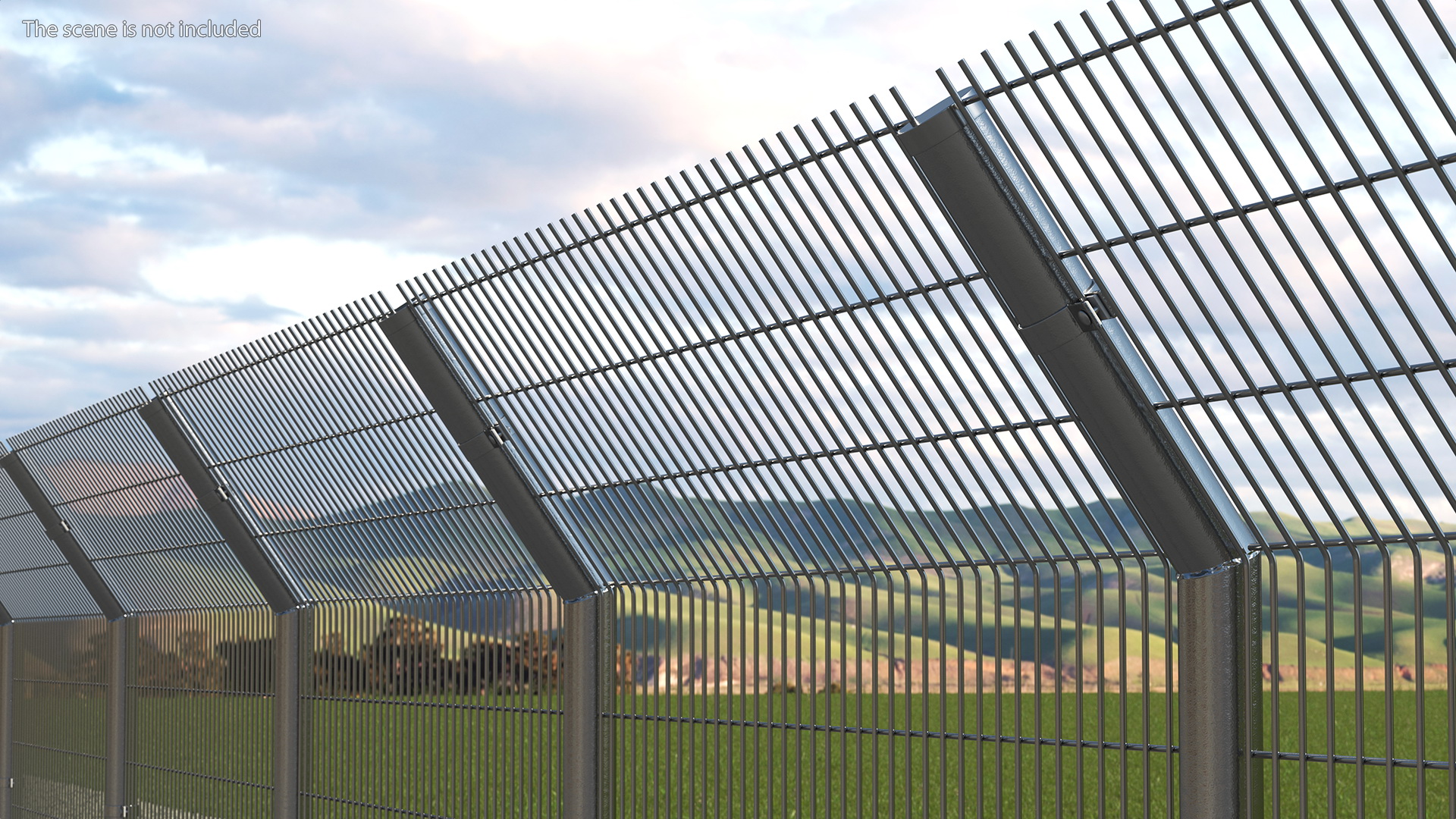 3D model Mesh Fence