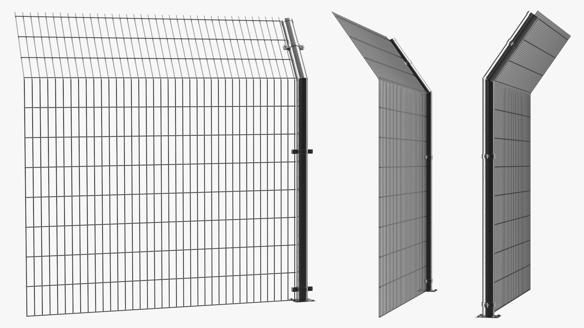 3D model Mesh Fence