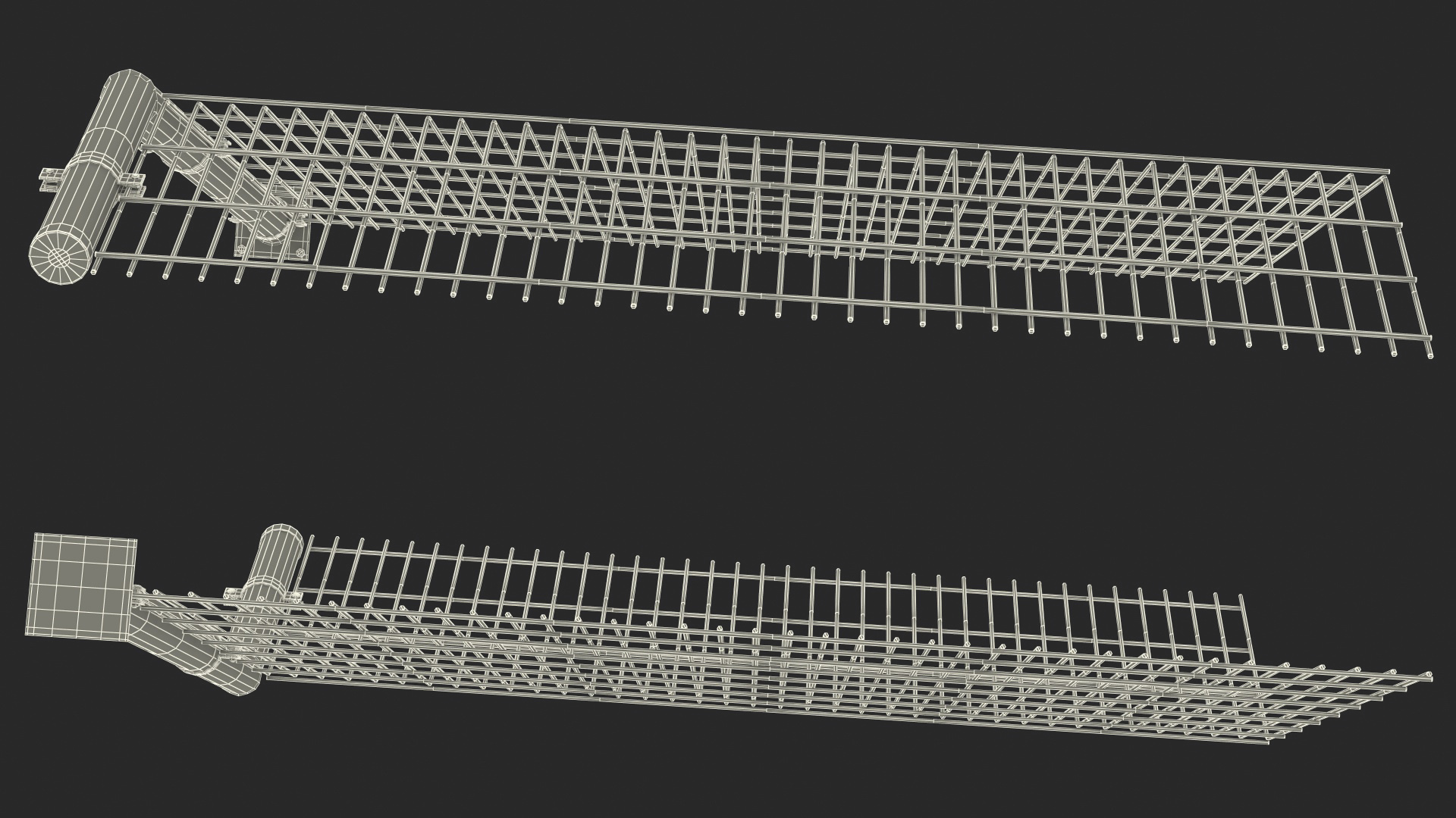 3D model Mesh Fence