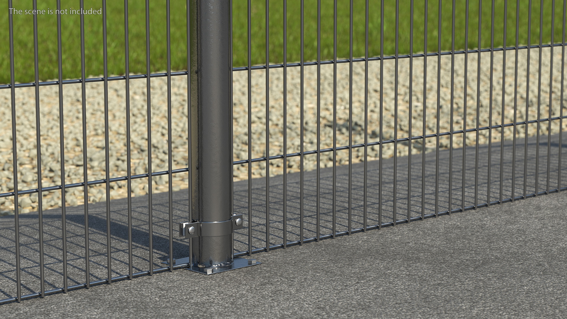 3D model Mesh Fence