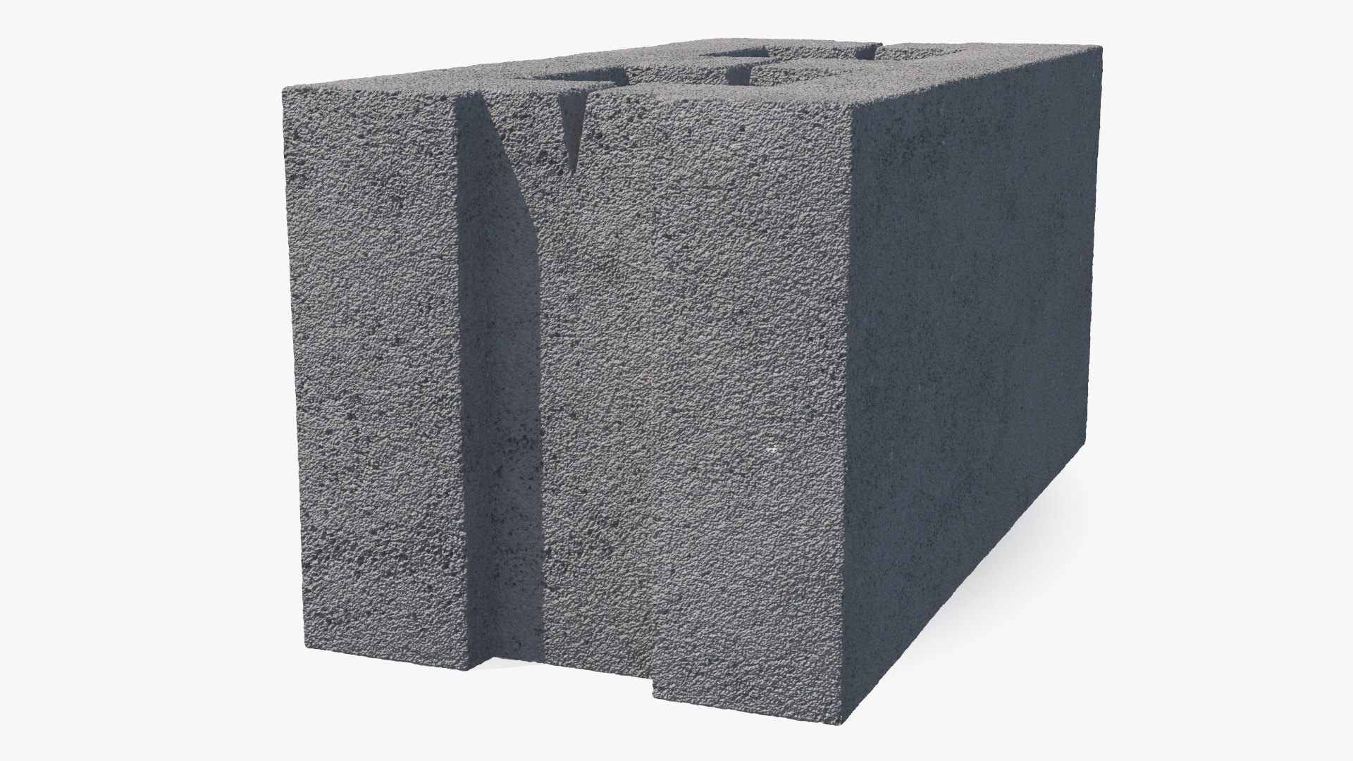 3D Hollow Concrete Wall Brick