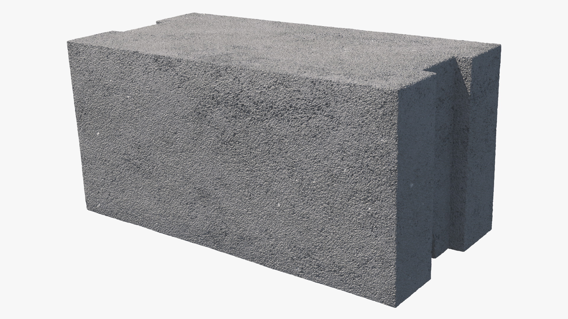 3D Hollow Concrete Wall Brick