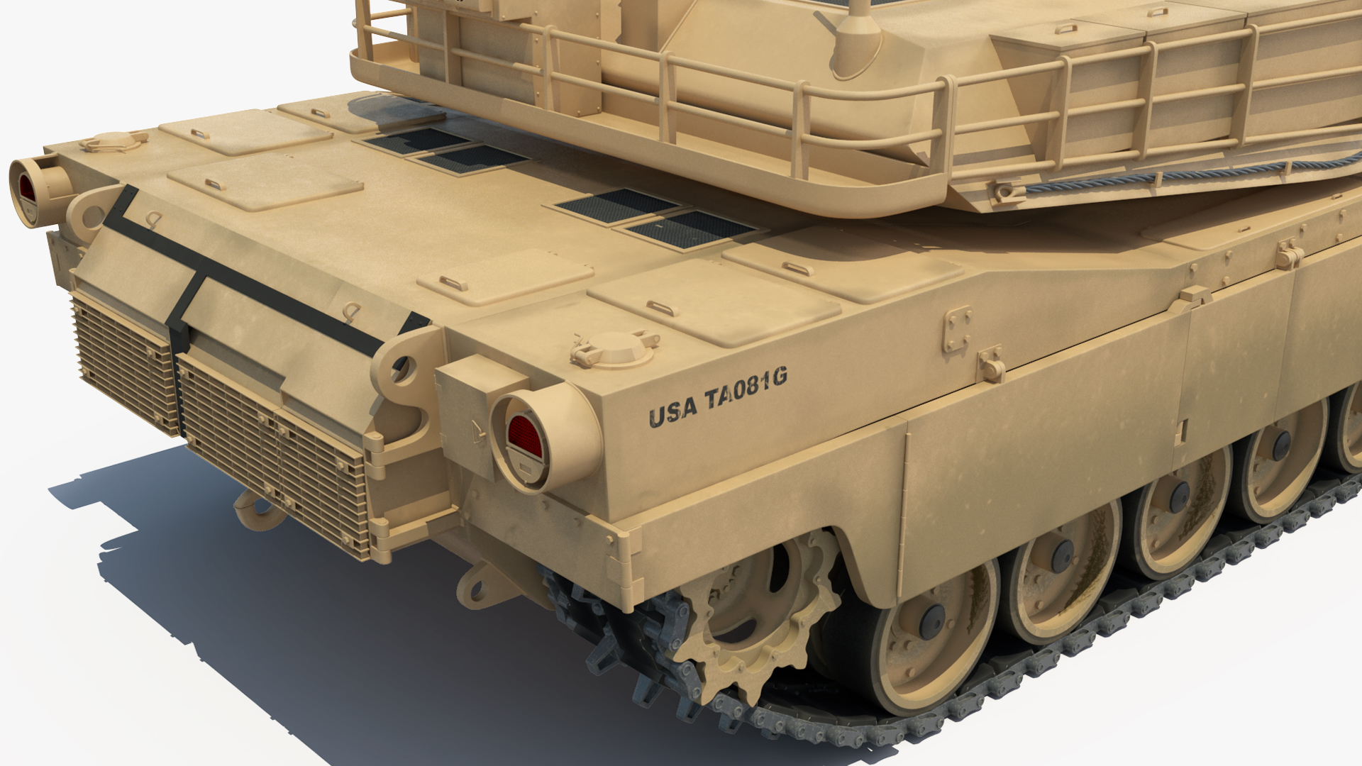 3D model M1A2 Abrams Tanks Upload on C-17 Globemaster III Rigged