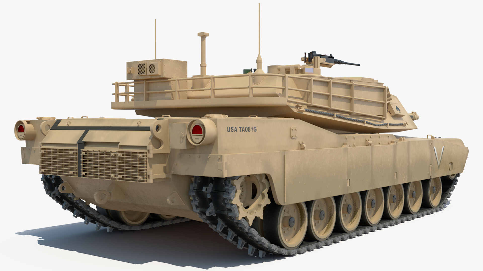 3D model M1A2 Abrams Tanks Upload on C-17 Globemaster III Rigged