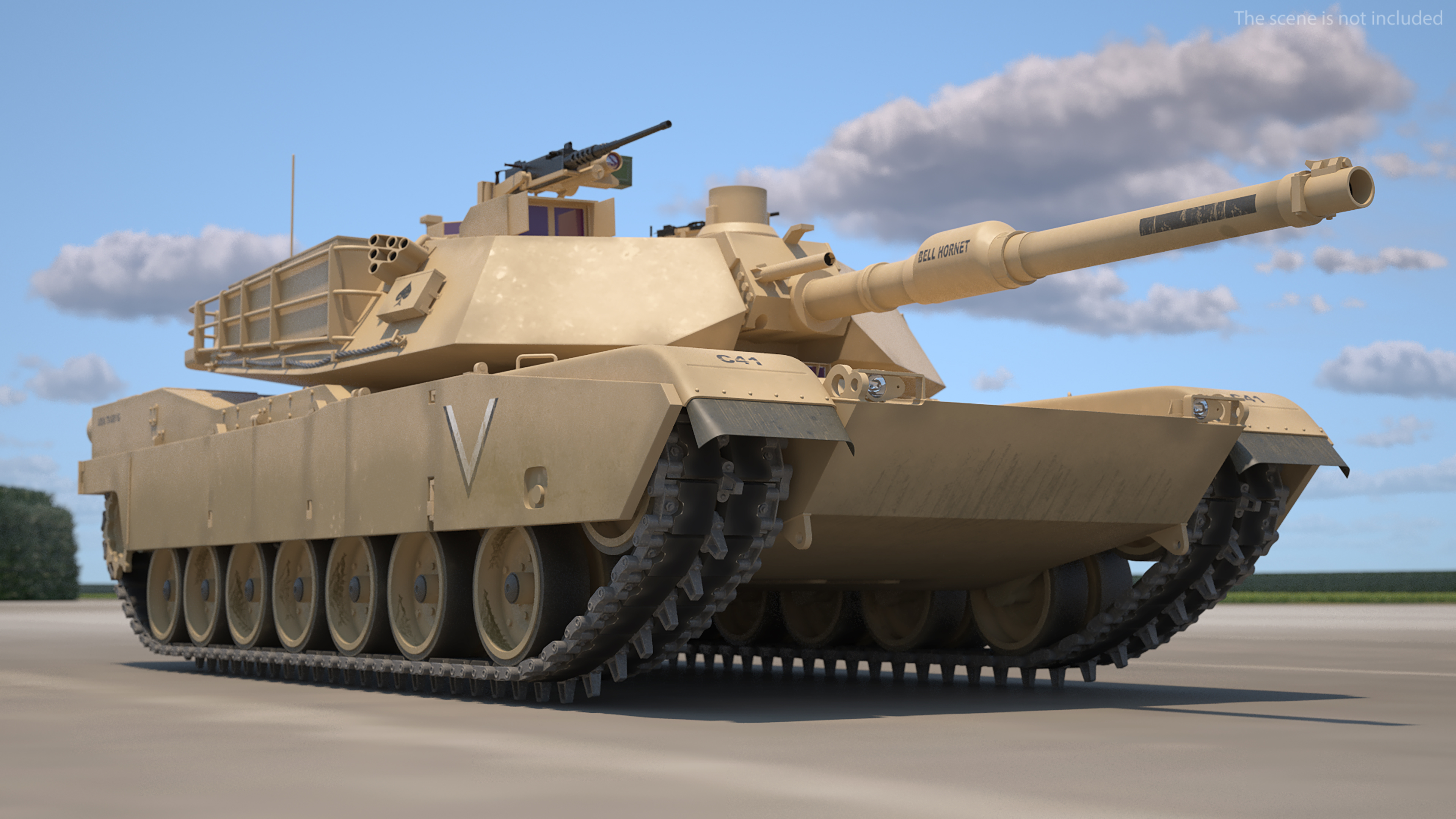 3D model M1A2 Abrams Tanks Upload on C-17 Globemaster III Rigged