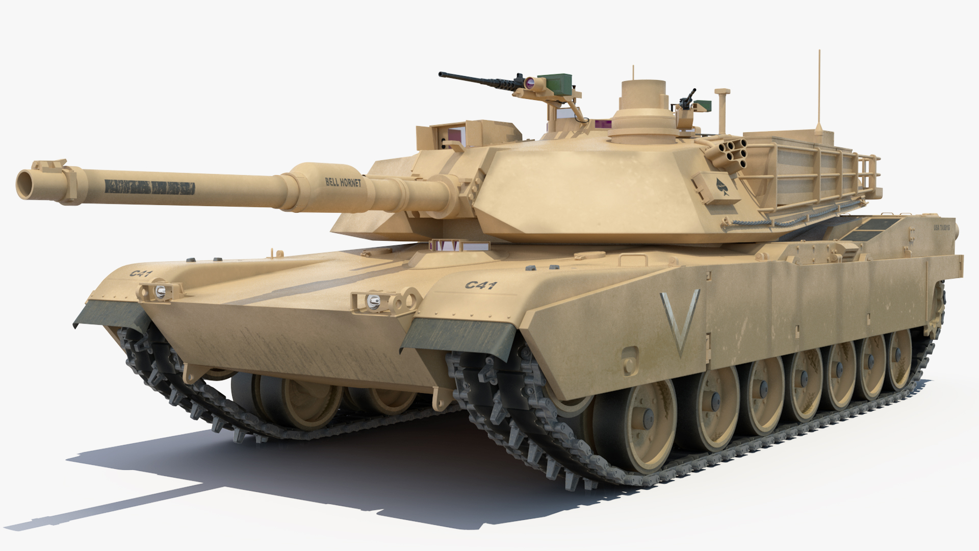 3D model M1A2 Abrams Tanks Upload on C-17 Globemaster III Rigged