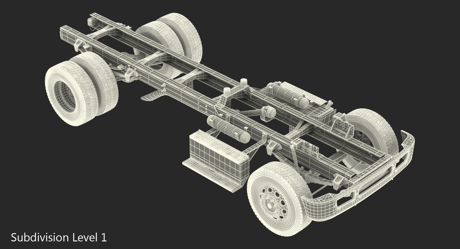 3D model Truck Chassis 2