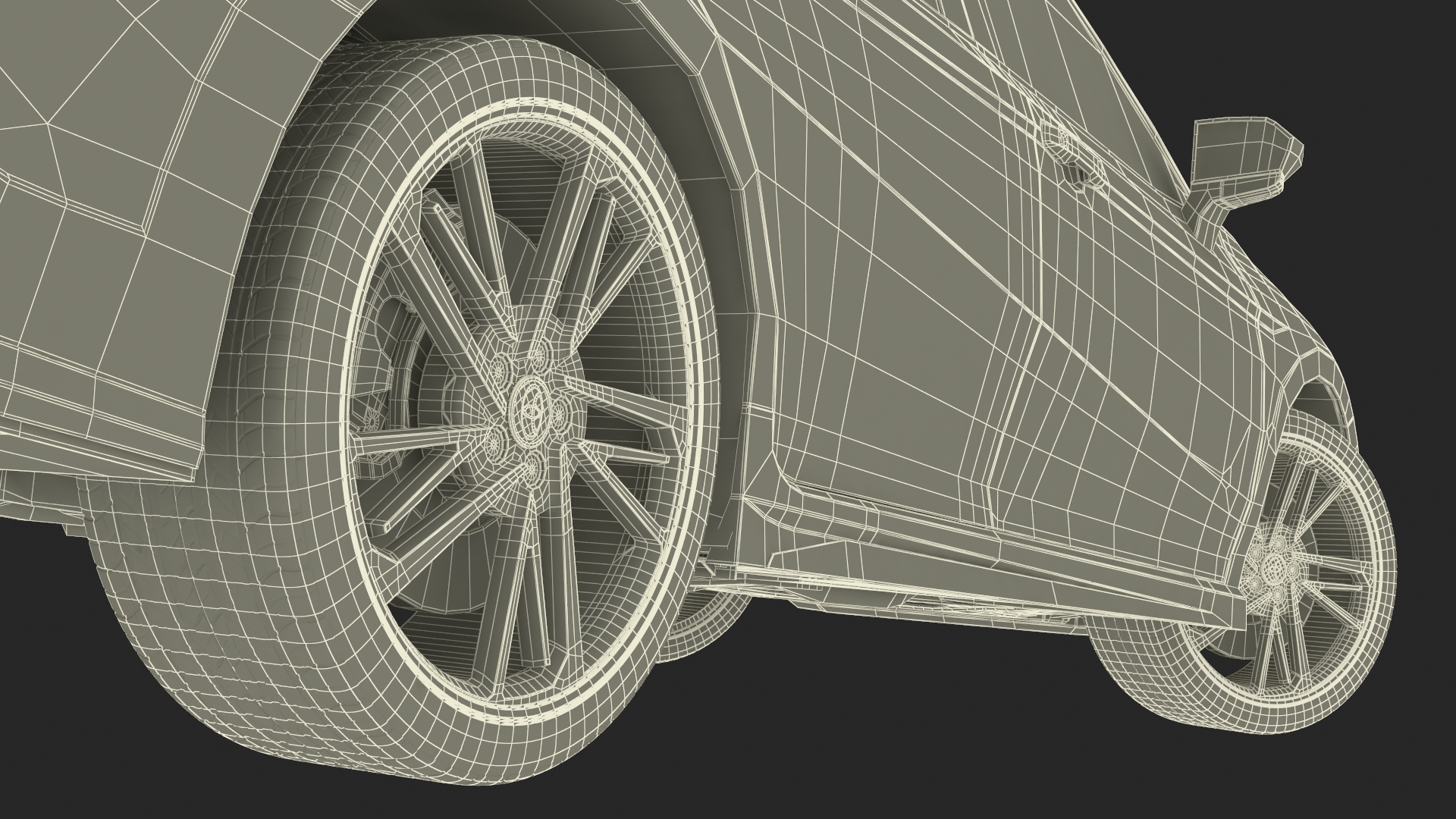 3D Toyota Camry 2025 Hybrid Underground Rigged model