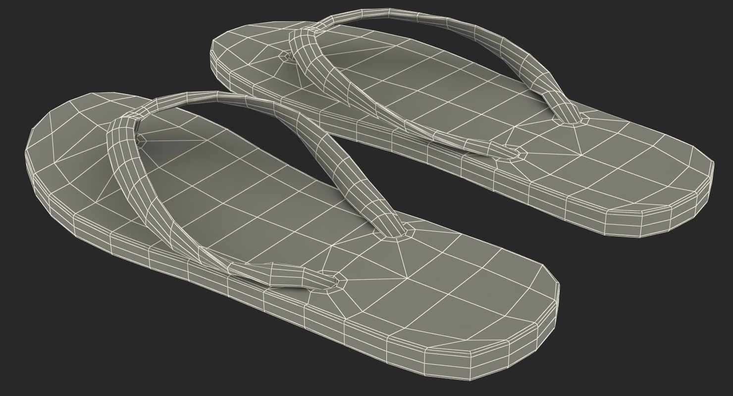 3D model Flip Flops