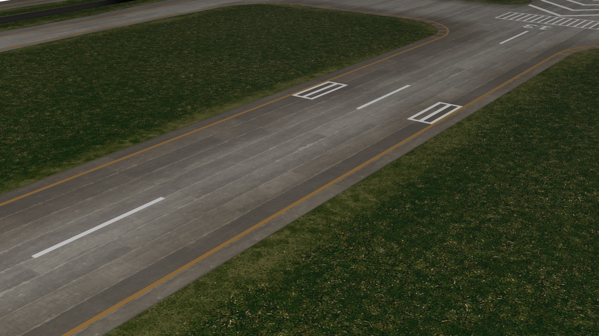 Subaru Follow Me Cars Accompanying Charter Flights on the Runway 3D model