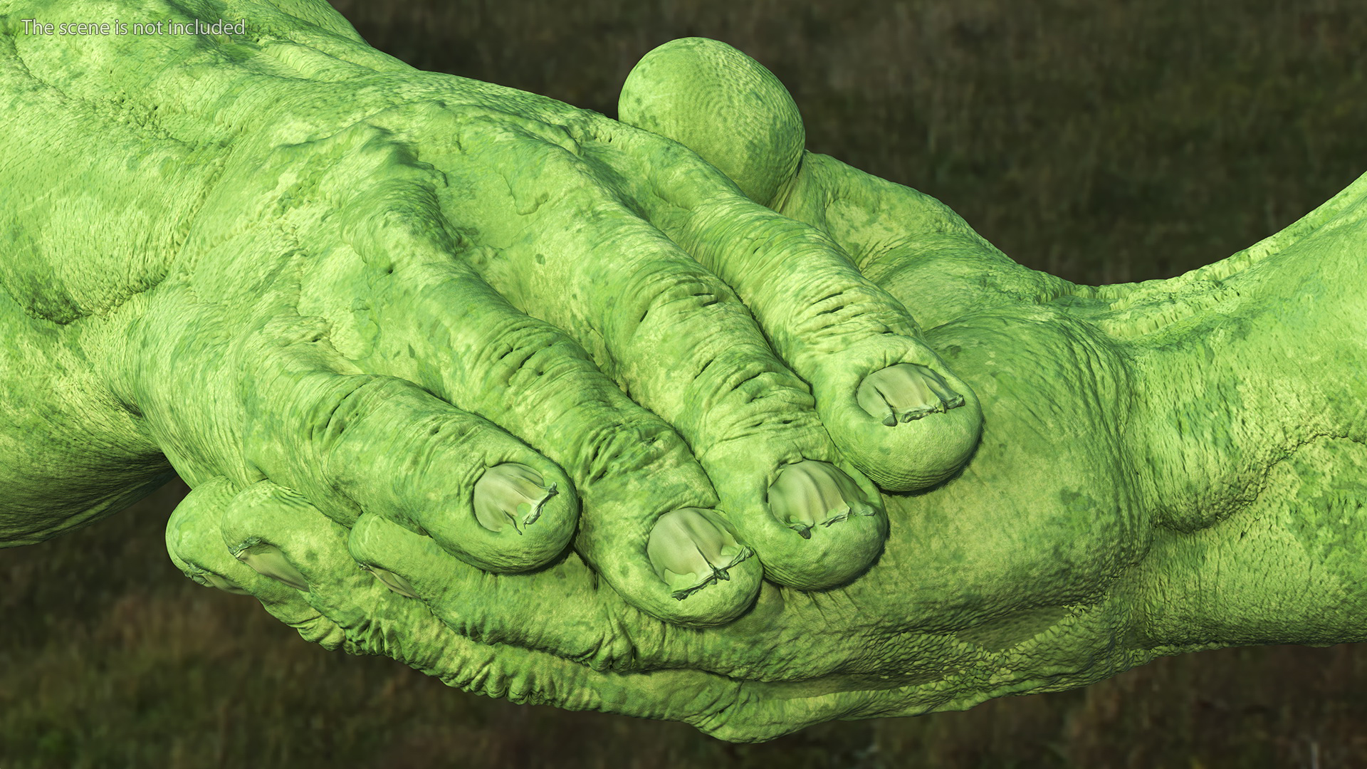 3D model Handshake Hulk Hands