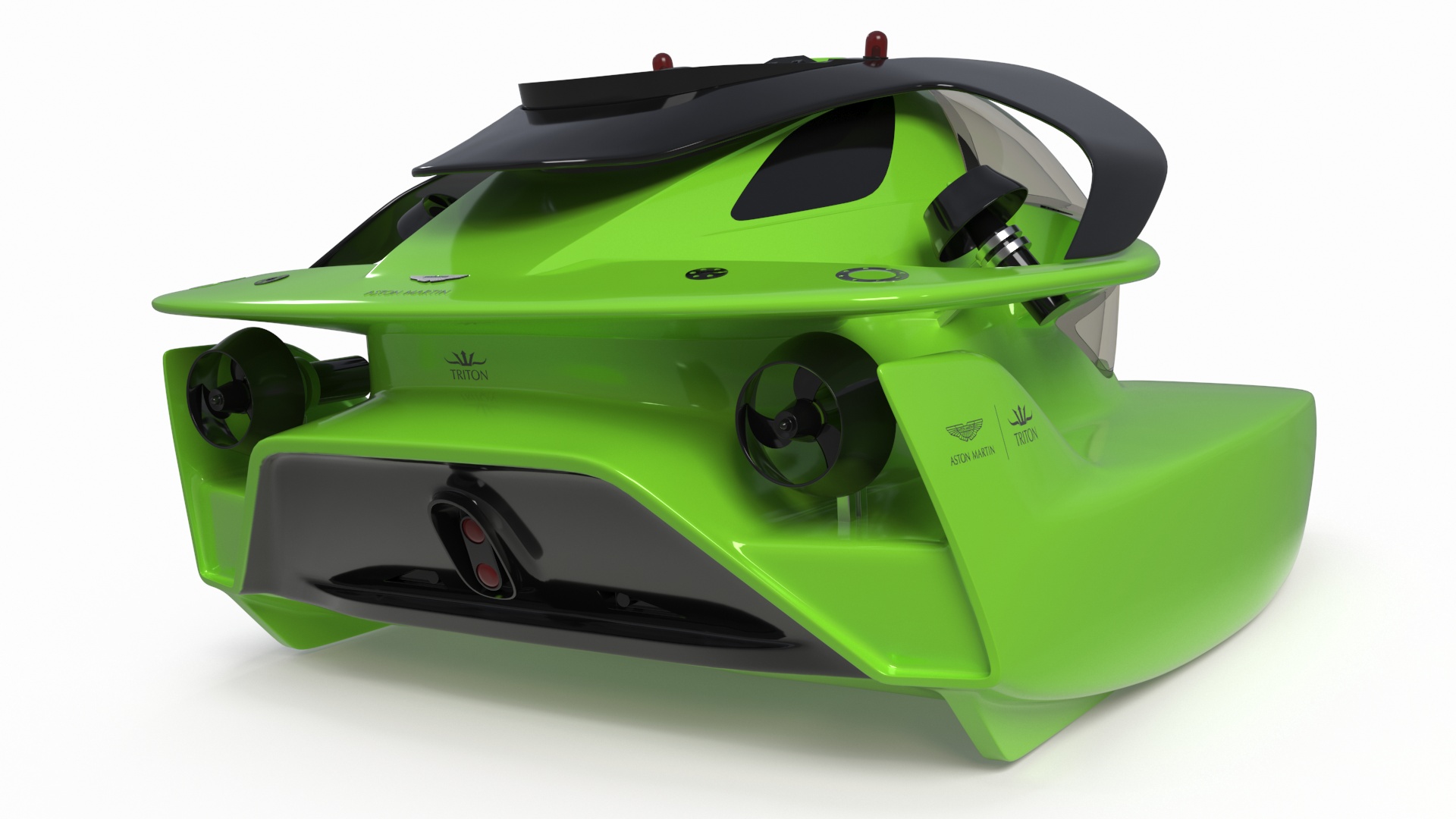 Aston Martin Luxurious Personal Submarine Green 3D